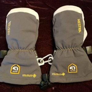 NWOT Hestra Army Leather Gore-tex Mittens  Unisex Size 6